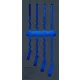 BGS technic 1/3 Szerszámtálca szerszámkocsihoz, üresen: 4 részes csillag-villáskulcs készlethez, 24-32 mm (nem tartozék) (BGS 4083-1)