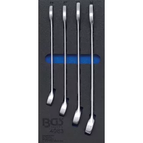   BGS technic 1/3 Szerszámtálca szerszámkocsihoz: 4 részes csillag-villáskulcs készlettel, 24-32 mm (BGS 4083)