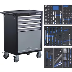   BGS technic Szerszámkocsi „Azubi” 4 fiókkal és alsó tárolórekesszel, 151 szerszámmal (BGS 4086)