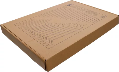 BGS technic 3/3 szerszámtálca szerszámkocsihoz, üresen: 35 részes villás- / csillag- / és csillag-villás kulcs készlethez (BGS 4089-1)