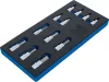 BGS technic 1/3 Szerszámtálca szerszámkocsihoz: 12 részes 1/2" Imbusz dugókulcs bit készlettel (BGS 4092)