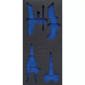   BGS technic 1/3 Szerszámtálca szerszámkocsihoz, üresen: 6 részes olló és kés készlethez (nem tartozék) (BGS 4096-1)