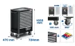 BGS technic 11 fiókos szerszámkocsi | üres (BGS 4103)