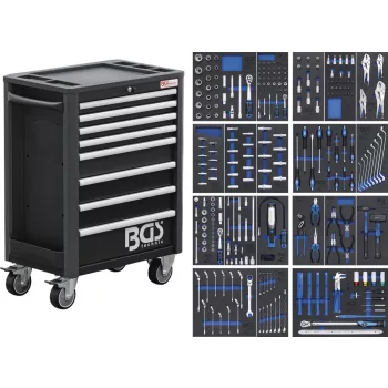   BGS technic Profi szerszámkocsi, "Exkluzív", 259 szerszámmal (BGS 4114)