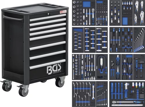 BGS technic Profi szerszámkocsi, "Exkluzív", 259 szerszámmal (BGS 4114)