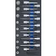 BGS technic 1/3 Szerszámtálca szerszámkocsihoz: 1/2" Bit dugókulcs készlet | Imbusz | 24 darabos (BGS 4116)