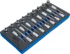 BGS technic 1/3 Szerszámtálca szerszámkocsihoz: 1/2" Bit dugókulcs készlet | Imbusz | 24 darabos (BGS 4116)