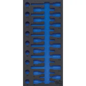   BGS technic 1/3 Szerszámtálca szerszámkocsihoz: Bitfej készlethez | üres | a BGS 4117-hez (BGS 4117-1)