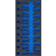 BGS technic 1/3 Szerszámtálca szerszámkocsihoz: Bitfej készlethez | üres | a BGS 4117-hez (BGS 4117-1)