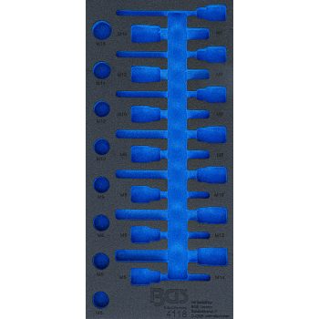   BGS technic 1/3 Szerszámtálca szerszámkocsihoz | üres | a BGS 4118-hez (BGS 4118-1)