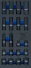 BGS technic 1/3 Szerszámtálca szerszámkocsihoz: 20 részes légkulcsokhoz való dugókulcsfej készlettel, 10-24 mm (BGS 4130)
