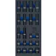 BGS technic 1/3 Szerszámtálca szerszámkocsihoz: 20 részes légkulcsokhoz való dugókulcsfej készlettel, 10-24 mm (BGS 4130)