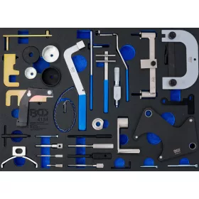   BGS technic 3/3 Szerszámtálca szerszámkocsihoz: Vezérlésrögzítő készlettel Renault, Nissan, Opel, Volvo modellekhez (BGS 4134)