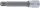 BGS technic 3/8" bitfej, M10x100mm (BGS 4145)