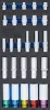 BGS technic Műhelykocsi-betét 1/3: dugókulcsbetétek, hatszögletű, 11 - 22 mm mély | E-profil E10 - E22 | 6,3 mm (1/4"), 10 mm (3/8"), 12,5 mm (1/2") | 26 darabos (BGS 4147)