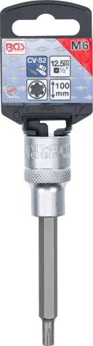 BGS technic bitfej Ribe R6x100mm, 1/2" (BGS 4161)