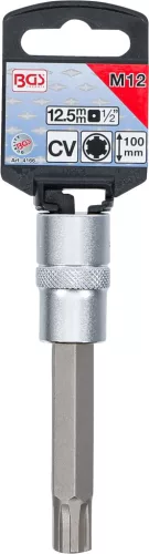 BGS technic 1/2" bitfej, R12x100mm (BGS 4166)