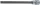BGS technic bitfej Ribe R10,3x200mm, 1/2" (BGS 4189)