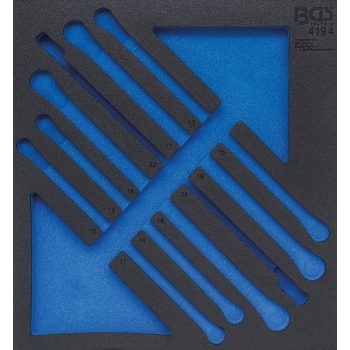   BGS technic 2/3 Szerszámtálca szerszámkocsihoz | üres | a BGS 4194-hez (BGS 4194-1)