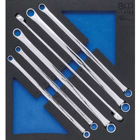   BGS technic 2/3 Szerszámtálca szerszámkocsihoz: Csillagkulcs készlet | extra hosszú | 10 x 11 - 22 x 24 mm | 6 darabos (BGS 4194)