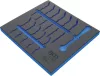 BGS technic Műhelykocsi-betét 2/3 | üres | a BGS 4195-hez (BGS 4195-1)