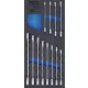 BGS technic Műhelykocsi-betét 1/3: Racsnis csillag-villáskulcs-készlet | 8 - 19 mm | 12 darabos (BGS 4196)