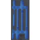 BGS technic Szerszámtálca 1/3 | üres | BGS 4197-hez (BGS 4197-1)