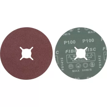   BGS technic Üvegszálas csiszolókorong készlet | P100 szemcsefinomság | alumínium-oxid | 10 darabos (BGS 42028)