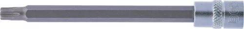 BGS technic Torx bitfej 1/4" T30x100, fúrt, extra hosszú (BGS 4203)