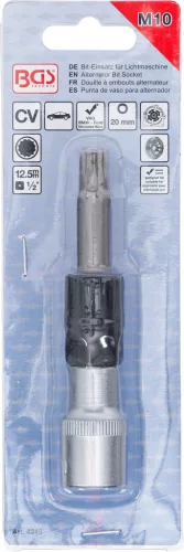BGS technic 2 részes 1/2"-os XZN-típusú bitfej generátorokhoz M10x110 (BGS 4245)