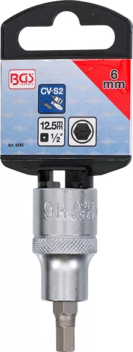 BGS technic Imbusz bitfej 1/2" hossza: 53mm, 6mm (BGS 4252)