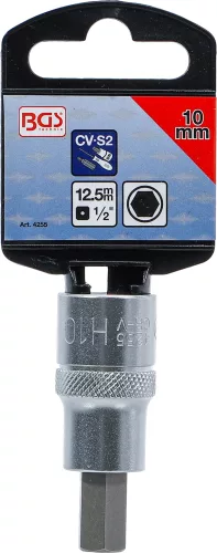 BGS technic Imbusz bitfej 1/2" hossza: 53mm, 10mm (BGS 4255)