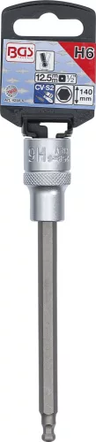 BGS technic 6mm Imbusz bitfej, gömbvégű, 1/2" (BGS 4258-6)