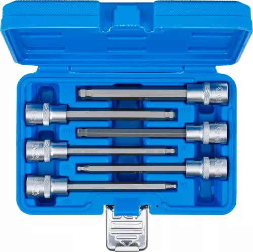 BGS technic 6 részes gömbvégű Imbusz bitfej készlet, 1/2" (BGS 4258)