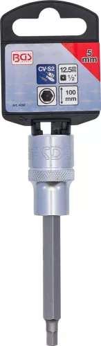 BGS technic Imbusz bitfej 1/2" hossza: 100mm, 5mm (BGS 4260)