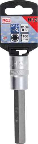 BGS technic Imbusz bitfej 1/2" hossza: 100mm, 12mm (BGS 4265)