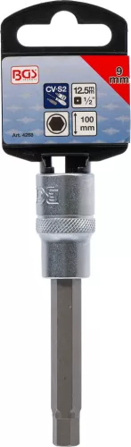 BGS technic Imbusz kulcs 9 mm, hosszított 1/2" (BGS 4268)