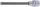 BGS technic bitfej Imbusz 8x140mm, 1/2" (BGS 4272)