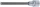 BGS technic bitfej Imbusz 8x140mm, 1/2" (BGS 4272)