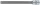 BGS technic bitfej Imbusz 12x200mm, 1/2" (BGS 4280)