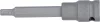 BGS technic Levegős Imbusz bitfej 1/2" 6x100mm (BGS 4286)