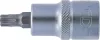 BGS technic Biztonsági Torx bitfej, 1/2", fúrt. T40, 53 mm hosszú (BGS 4326)