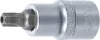 BGS technic Biztonsági Torx bitfej, 1/2", fúrt. T45, 53 mm hosszú (BGS 4327)