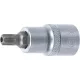 BGS technic Biztonsági Torx bitfej, 1/2", fúrt. T45, 53 mm hosszú (BGS 4327)