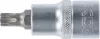 BGS technic Biztonsági Torx bitfej, 1/2", fúrt. T45, 53 mm hosszú (BGS 4327)