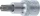 BGS technic Biztonsági Torx bitfej, 1/2", fúrt. T50, 53 mm hosszú (BGS 4328)