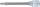 BGS technic bitfej Spline M6x140mm, 1/2" (BGS 4331)