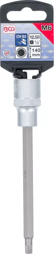 BGS technic bitfej Spline M6x140mm, 1/2" (BGS 4331)