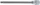 BGS technic bitfej Spline M8x200mm, 1/2" (BGS 4334)