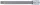 BGS technic bitfej Spline M14x200mm, 1/2" (BGS 4337)